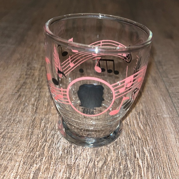 Vintage You Me Ours Cocktail Drink Shaker Music Note Shot Glass Bartender Set - Picture 4 of 5